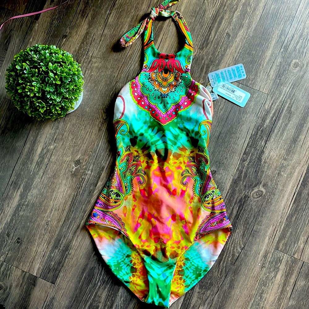Luli Fama one piece swimsuit.  Never worn NWT